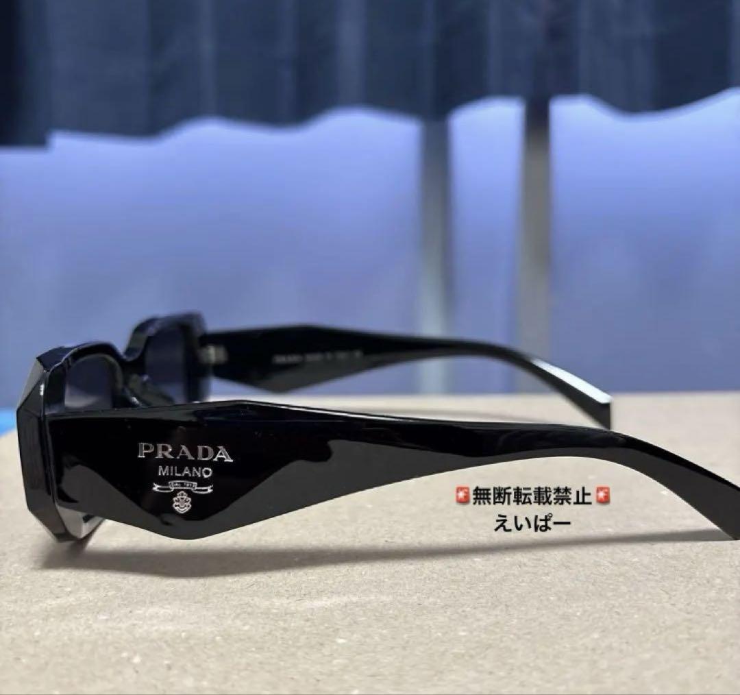 2025最新のスタイル PRADAサングラス ミラノ ブラック スクエア - メルカリ 小物