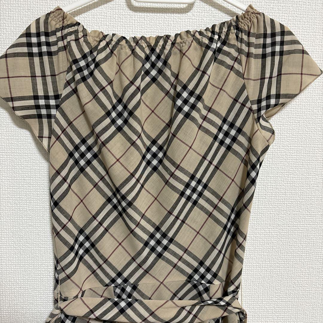 BURBERRYバーバリー ブルーレーベル ノバチェック ワンピース 38 M