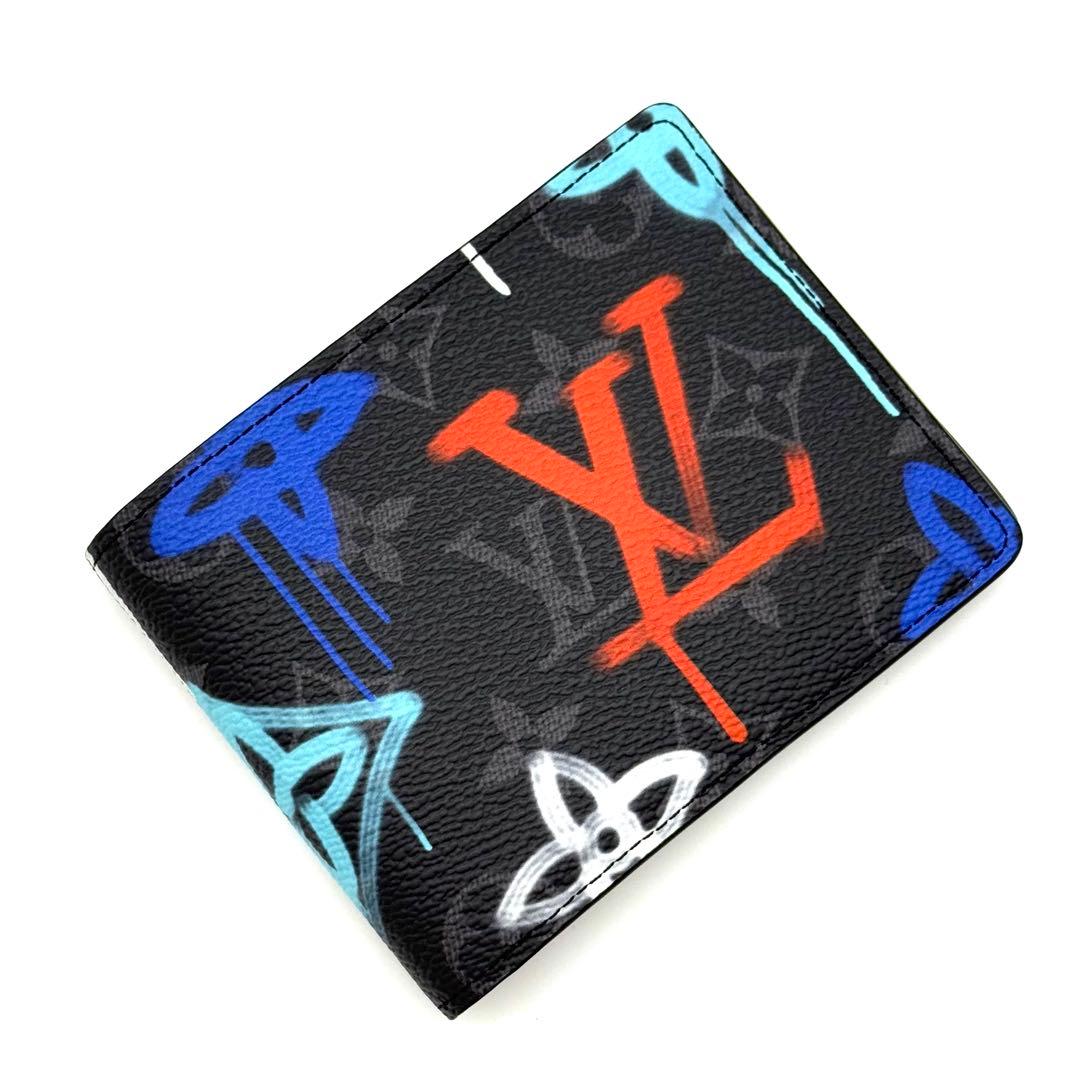 新品同様！ルイヴィトン モノグラム ミュルティプル グラフィティ 財布 M80