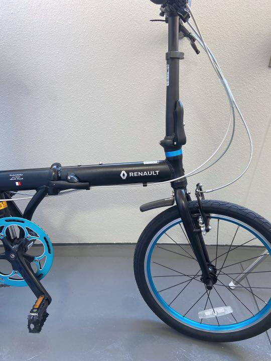 折りたたみ 自転車 ルノーライト10ブラック輪行バックと泥除け付き