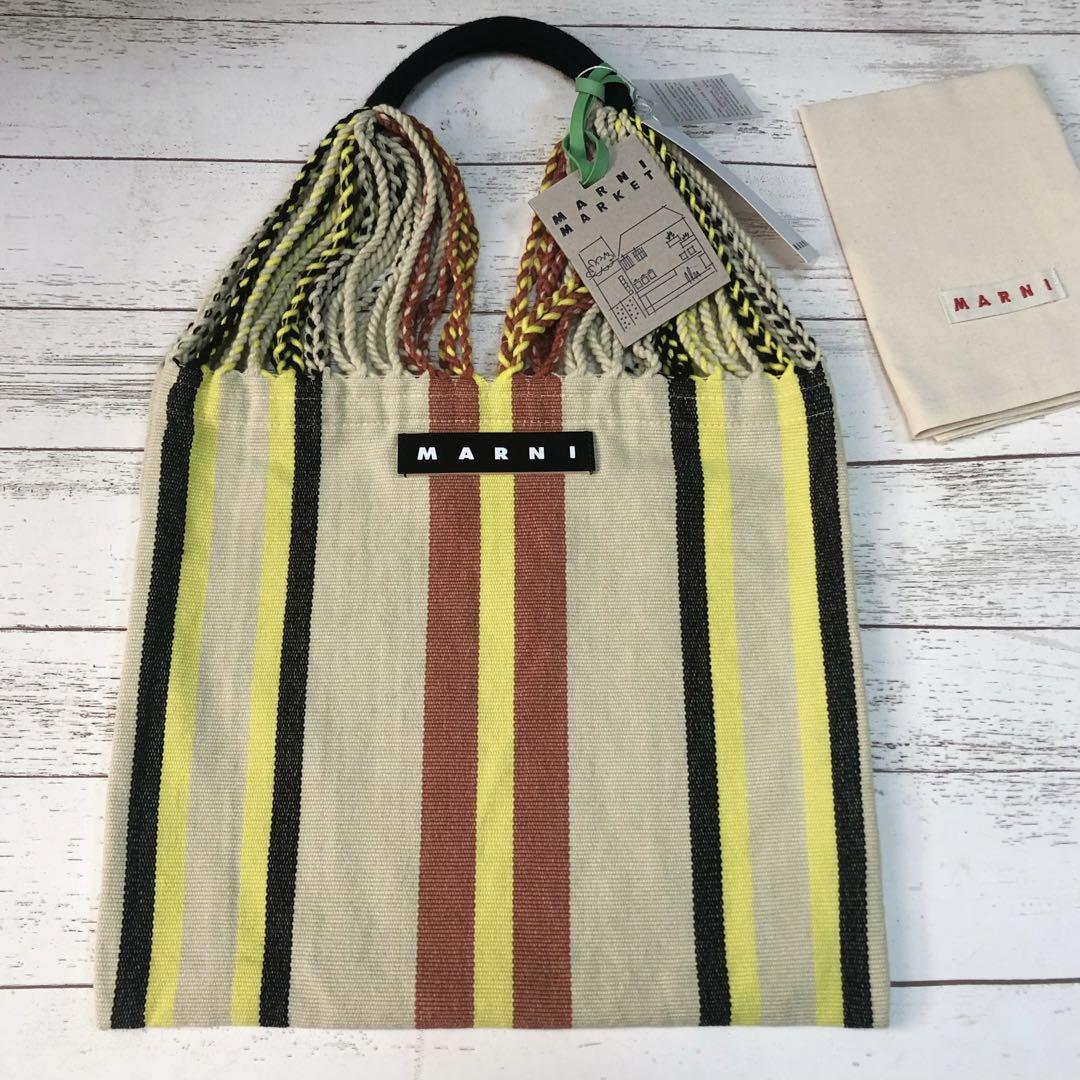 マルニ フラワーカフェ MARNI ハンモックバッグ エクリュ 新品