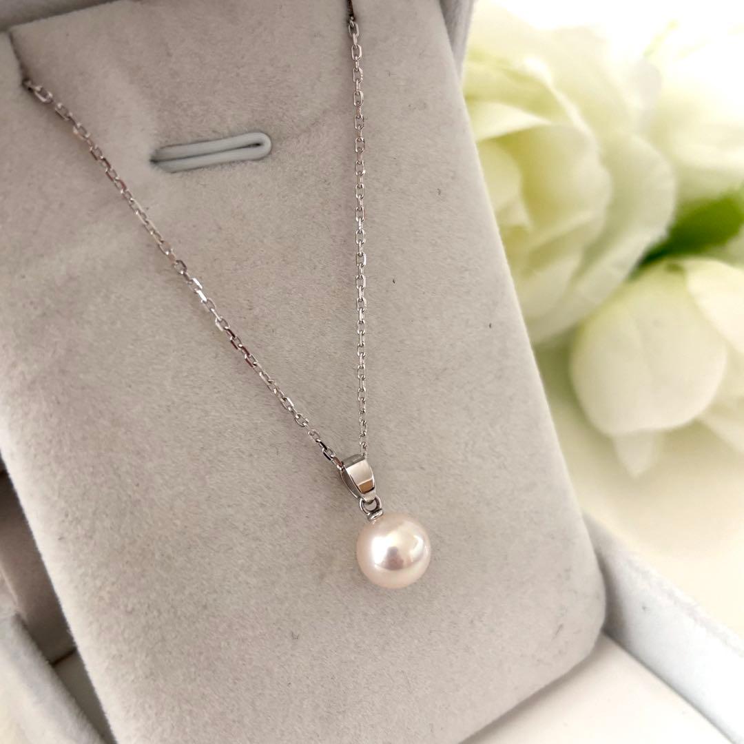 223【ミキモト】K18 パール 約8.0mm ネックレス 223【ミキモト】K18 パール 約8.0mm ネックレス