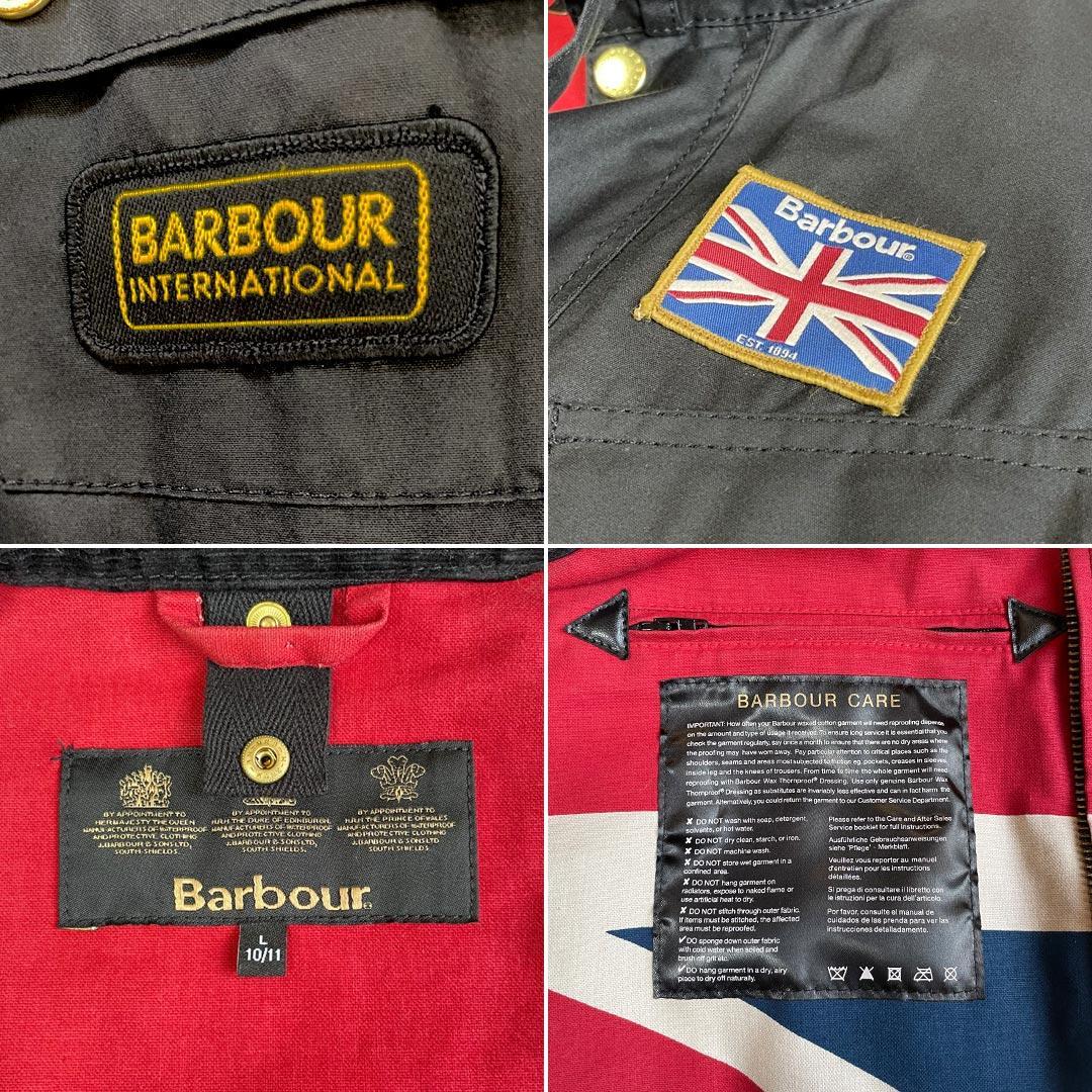 ☆キッズL☆バブアー UNION JACK INTERNATIONAL ☆キッズL☆バブアー UNION JACK INTERNATIONAL