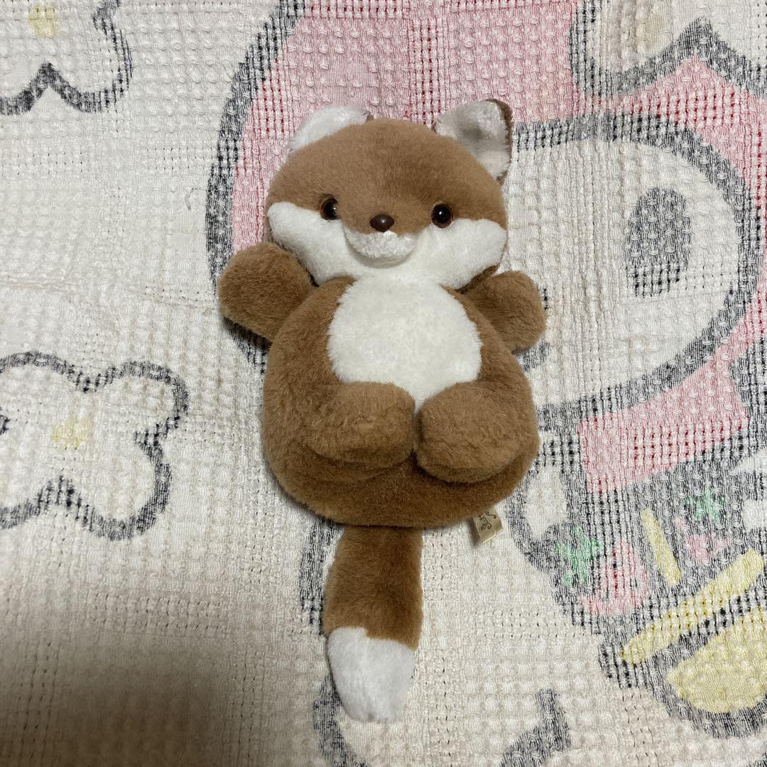 ぬいぐるみの三英　キタキツネ　チロンノプ　ぬいぐるみ　中古品　②
