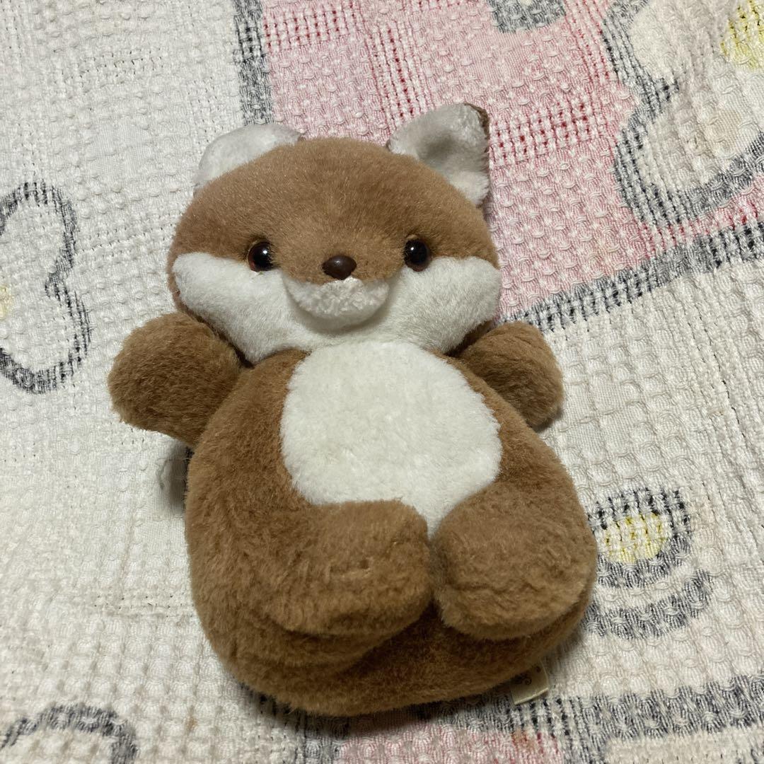 ぬいぐるみの三英　キタキツネ　チロンノプ　ぬいぐるみ　中古品　②
