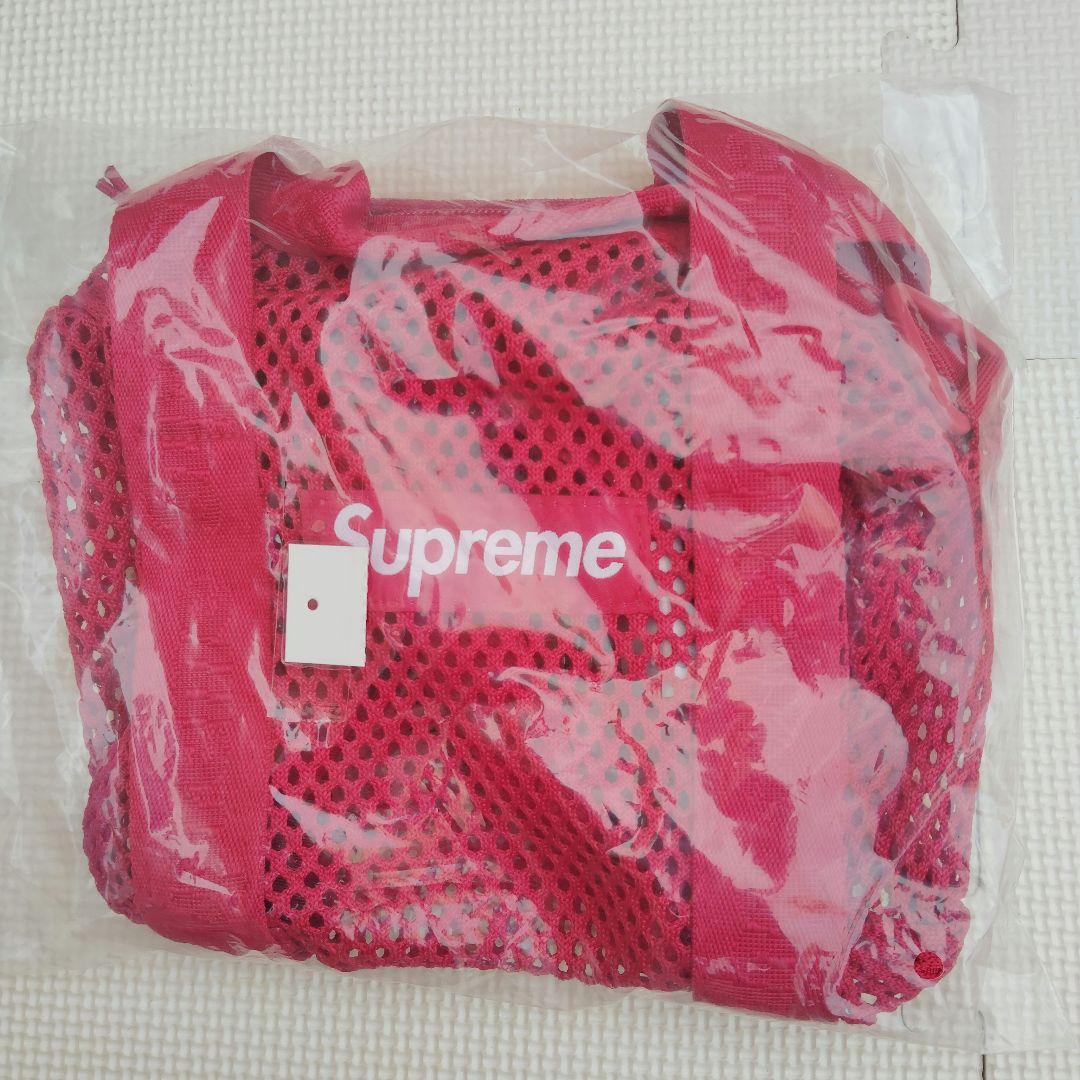 Supreme Mesh Mini Duffle Bag 赤 レッド