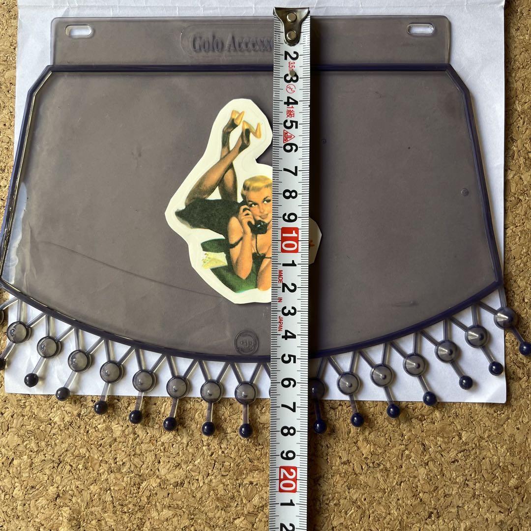 新品ベスパ【 Granturismoタイプ・マッドフラップ】ダーク灰（薄黒）♤