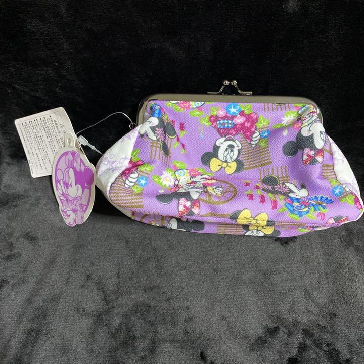 新品 ディズニー 和柄 浴衣 がま口 ポーチ ディズニーランド ディズニーシー メルカリ