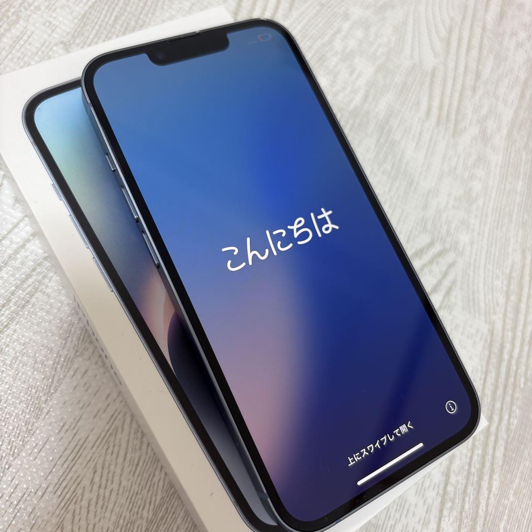 Apple iPhone 14 256G 本体 ブルー 充電ケーブル付き - メルカリ