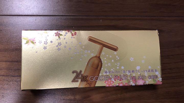 【値下げ】美顔器 ゴールドスティック 新品+マッサージクリーム