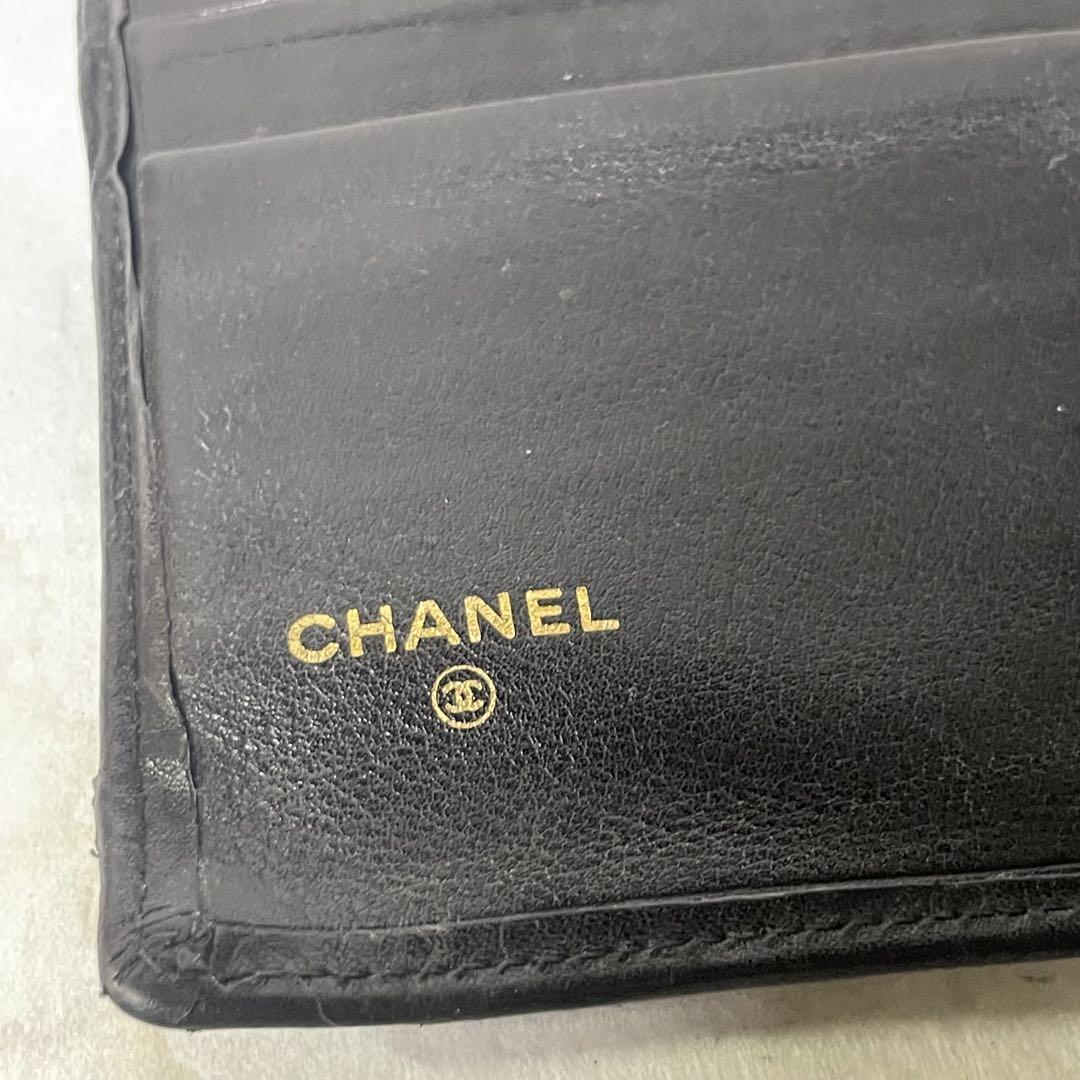 CHANELシャネル ピコローレ ガマ口　長財布　二つ折り財布　マトラッセ
