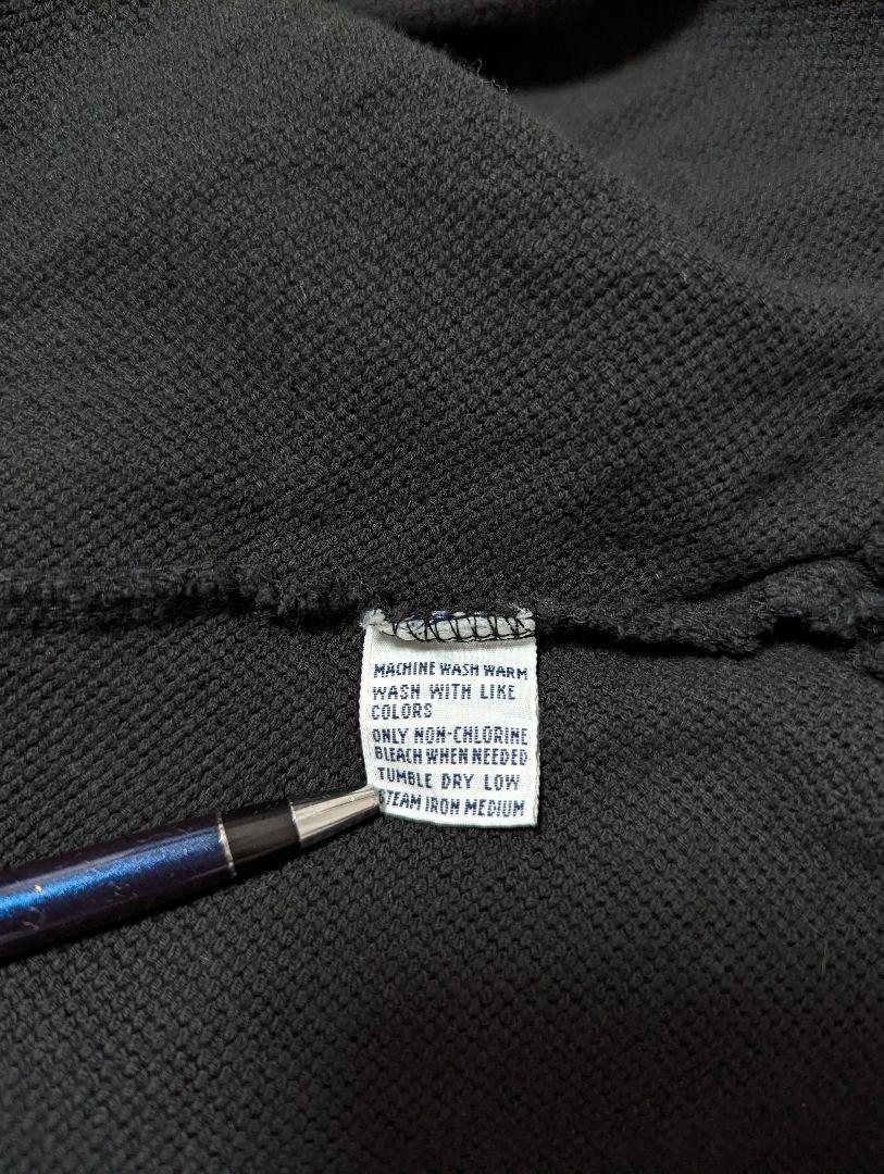 90s　ラルフローレン　シャツ　オープンカラー　黒　コットンニット　メッシュ　L POLO RALPH LAUREN(ポロラルフローレン) / 90s/メッシュオープン