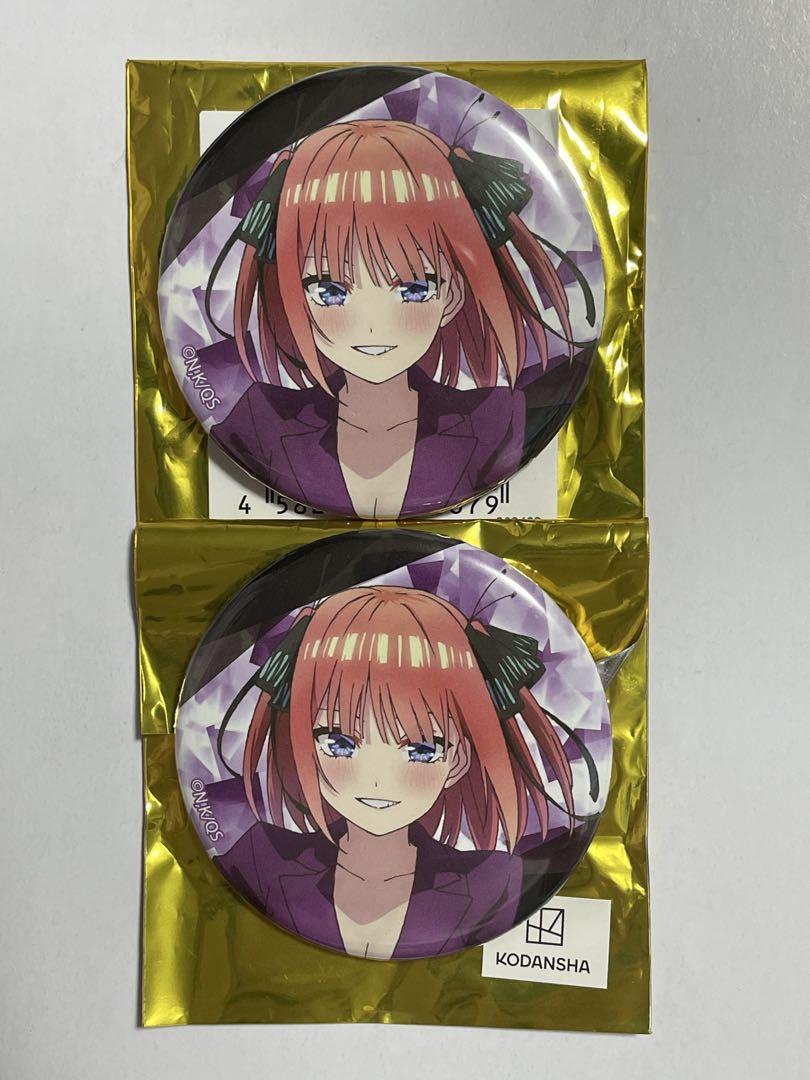 五等分の花嫁 FIVE Memories プリン 缶バッジ 中野二乃 11個