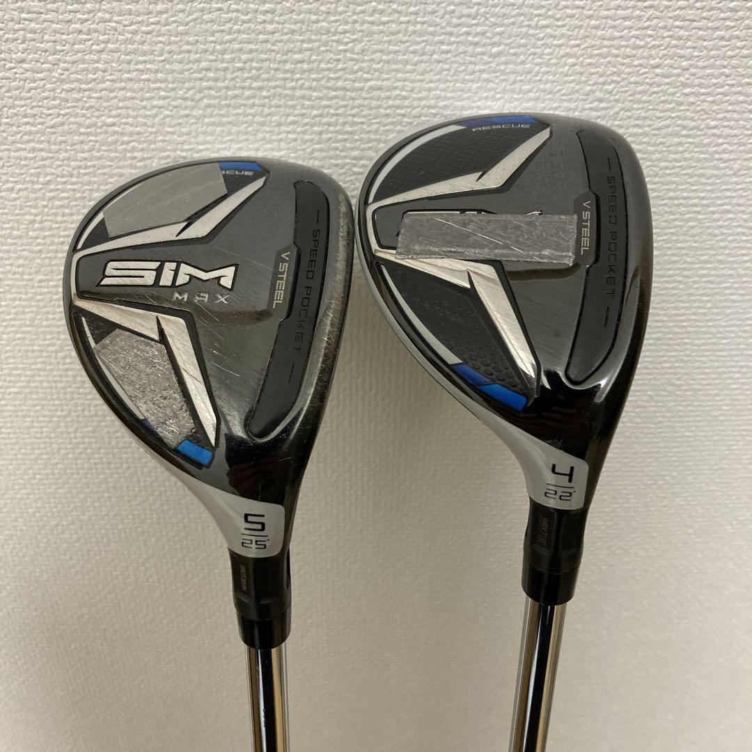 TaylorMade SIM MAX ユーティリティクラブ 5番 4番 セットクラブ