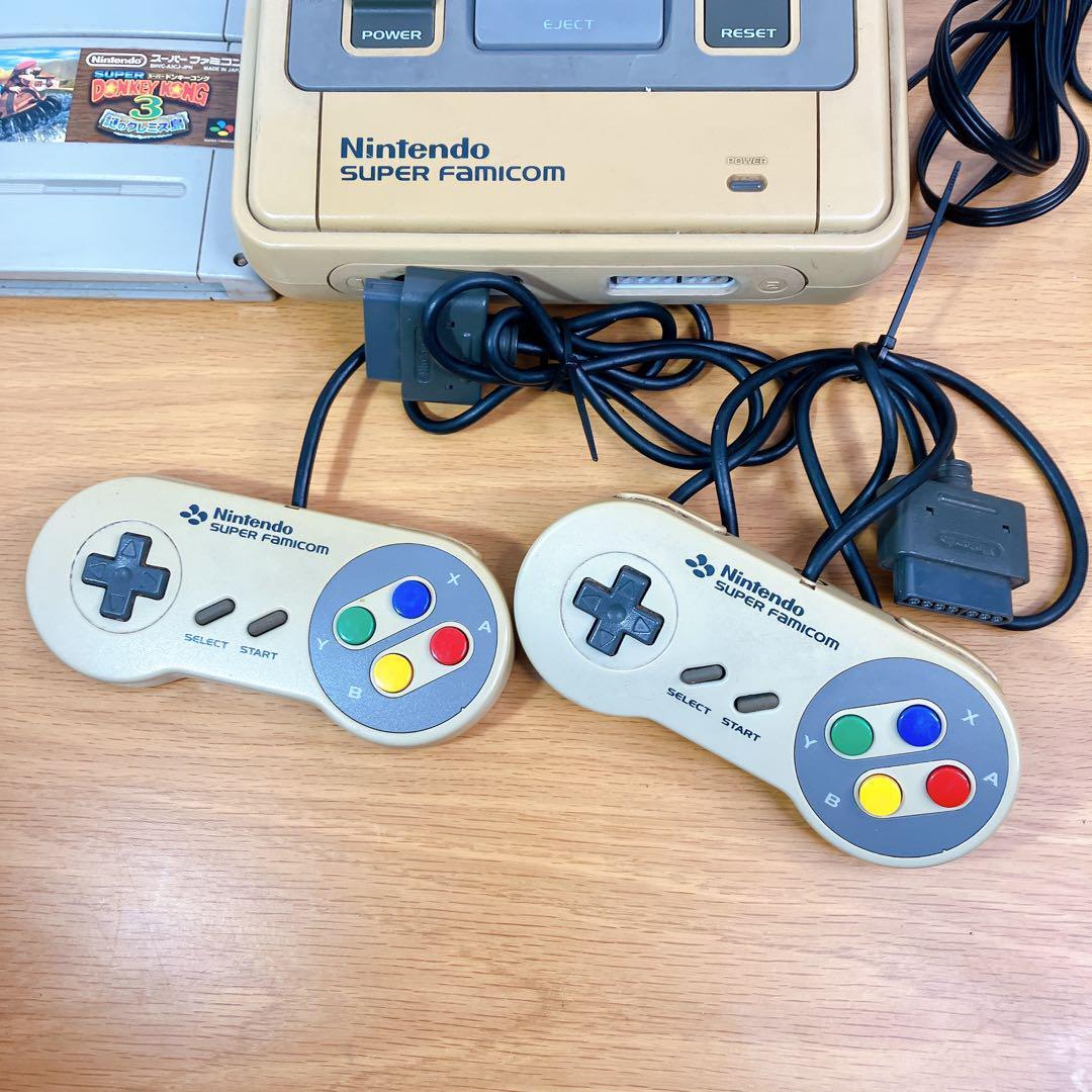 動作品】スーパーファミコン 本体一式 任天堂 SHVC-001 - メルカリ
