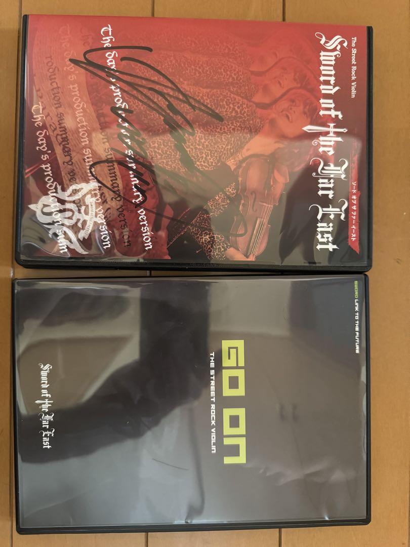 AYASAサインDVD Sword of theFarEast & GO ON