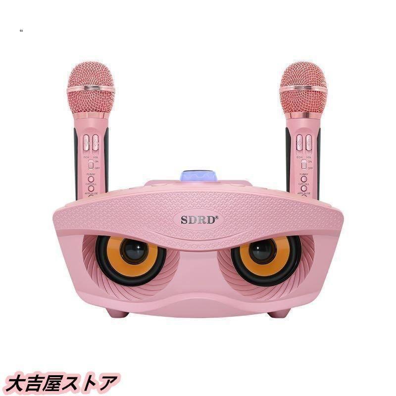 手持ちマイク2本セット Bluetooth カラオケマイク ワイヤレス