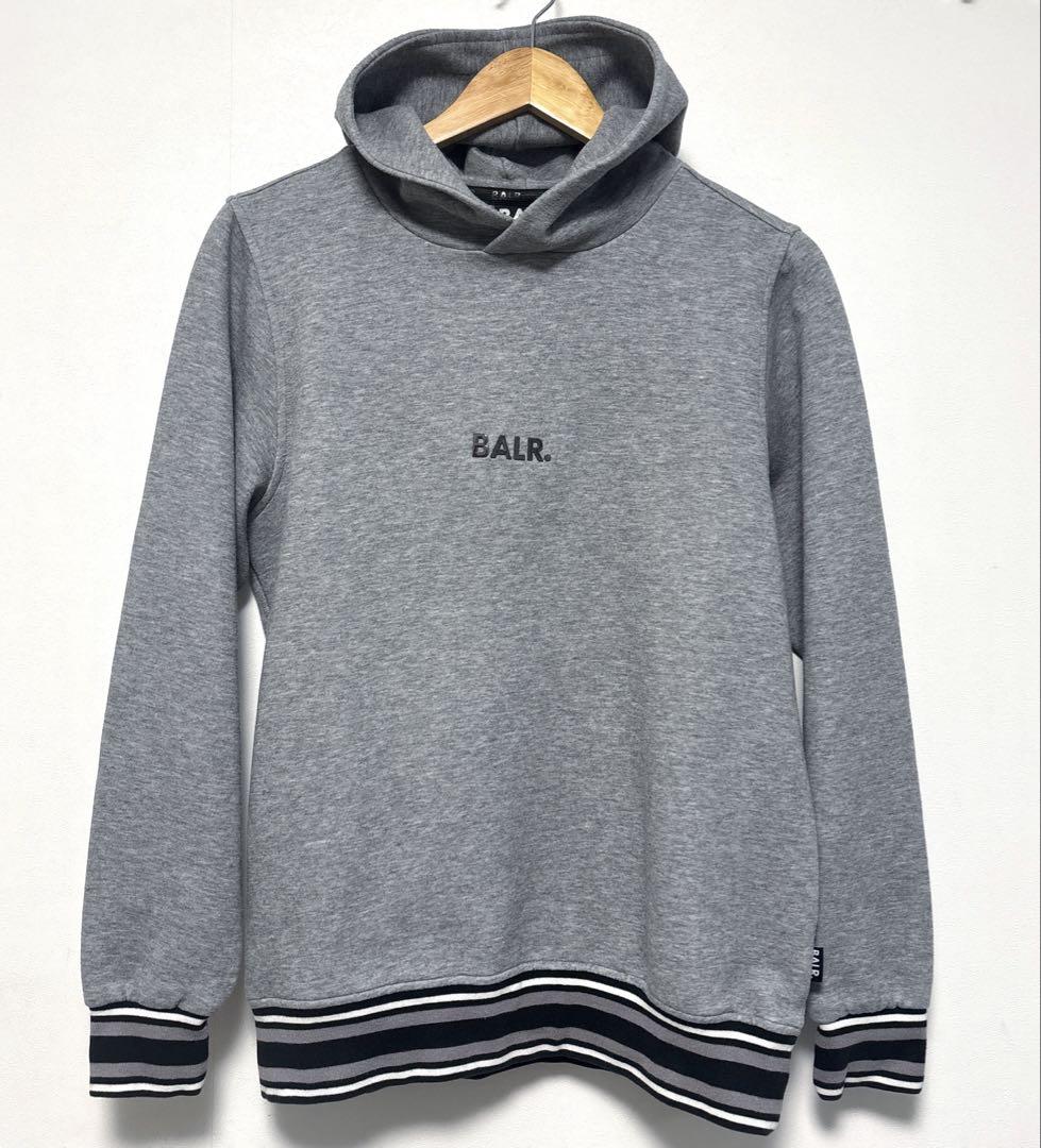 BALR. ボーラー パーカー スウェット ロゴメタル XS グレー