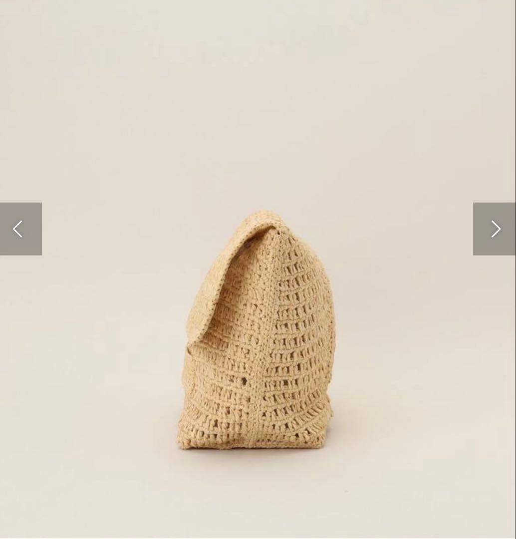 フレームワーク　メゾンエヌアッシュパリ　クラッチバッグ　かごバッグ