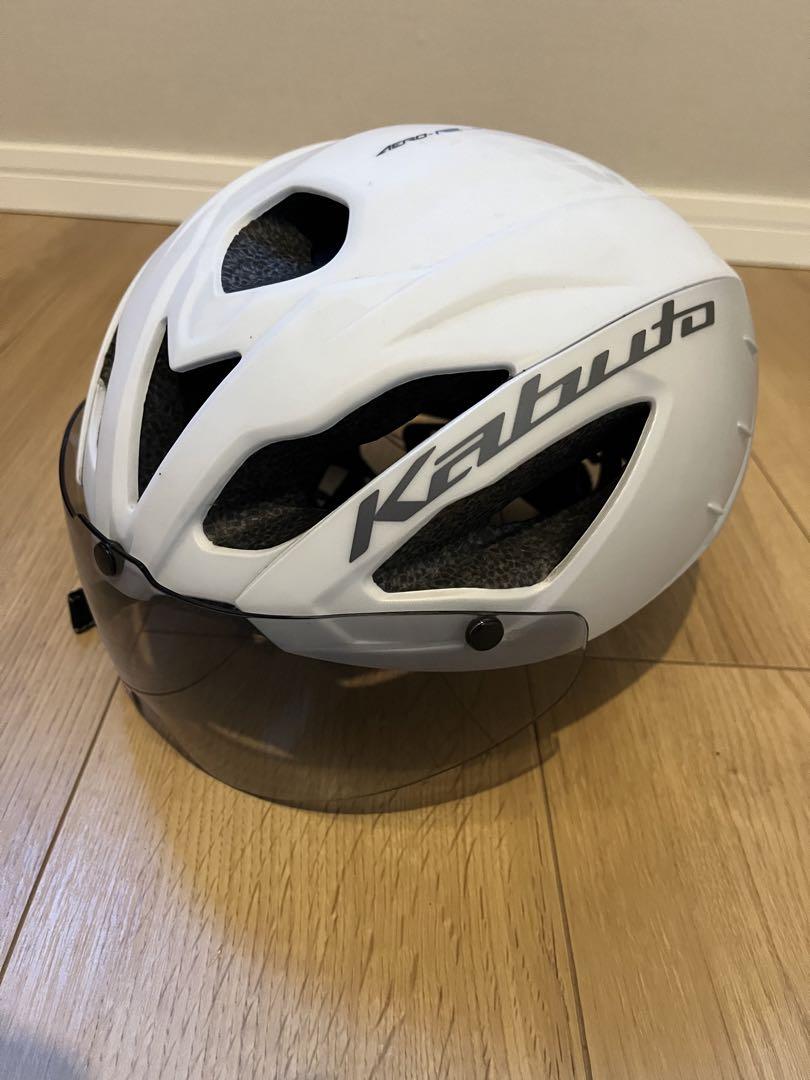 OGK AERO R2 カブト　白　S/M ヘルメット　自転車