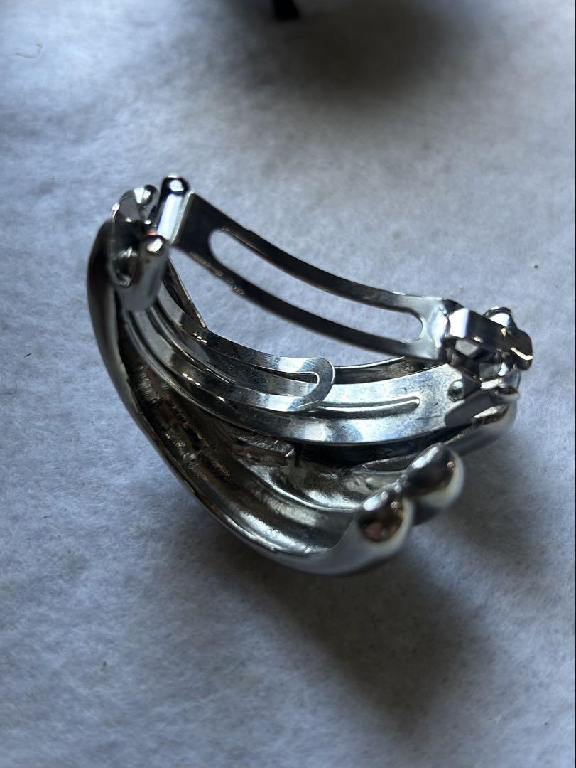 ブランド品専門の MARTE/SYKIA×MAO レディース Barrette/silver/完売品 Rope ヘアアクセサリー