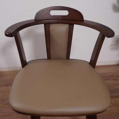 【新品・未使用】　 回転チェアー　ダイニング椅子　イス　 肘あて付き