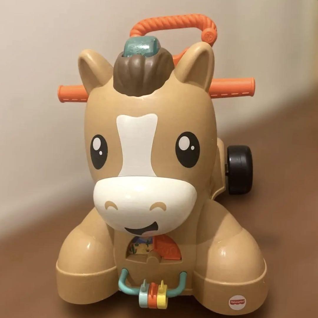 乗用玩具 のって！はずむよ！バイリンガル・ポニーウォーカー フィッシャープライス