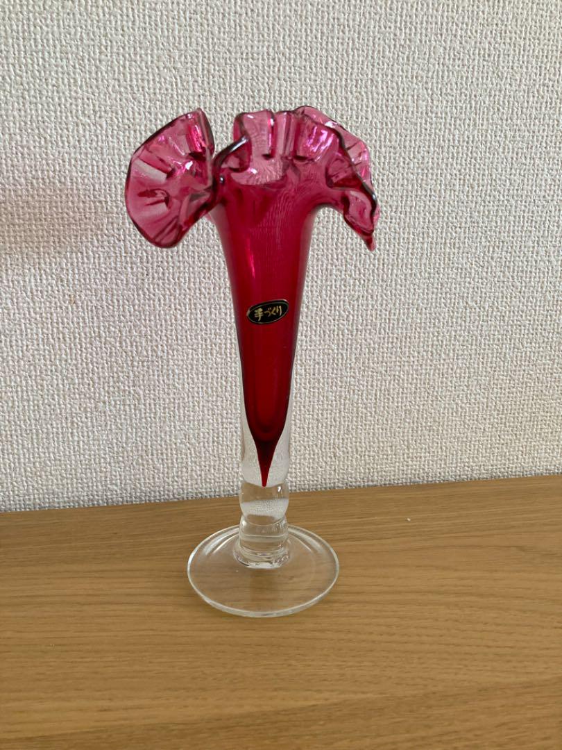 2380円 オンラインショッピング オシャレなデザインのフラワーベース 一輪挿し 長崎びーどろ