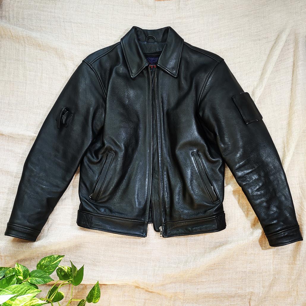 300着限定】機動戦士ガンダム ジオン軍 黒 レザーライダース