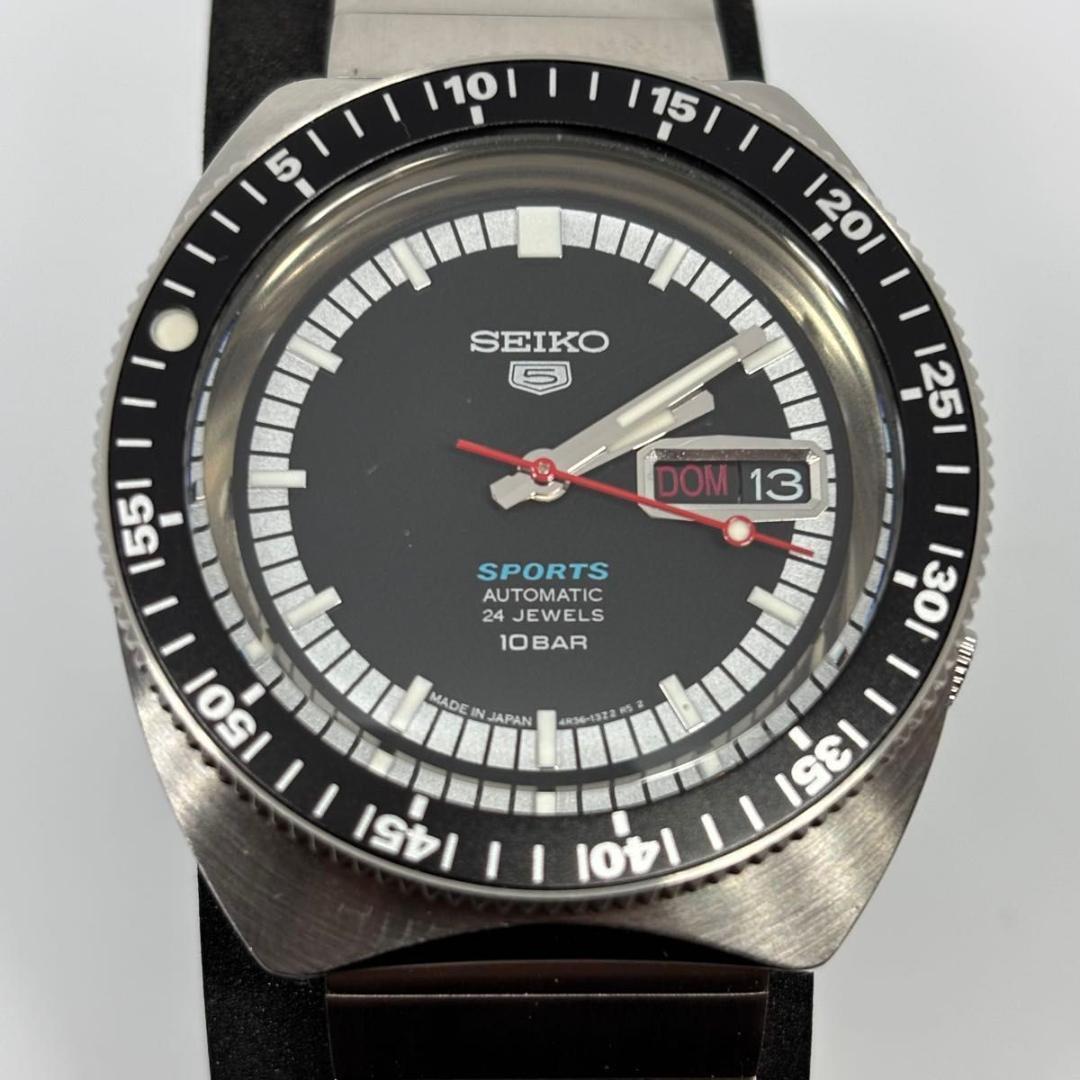 【極美品】セイコー 5スポーツ 55周年記念限定モデル 4R36-13S0