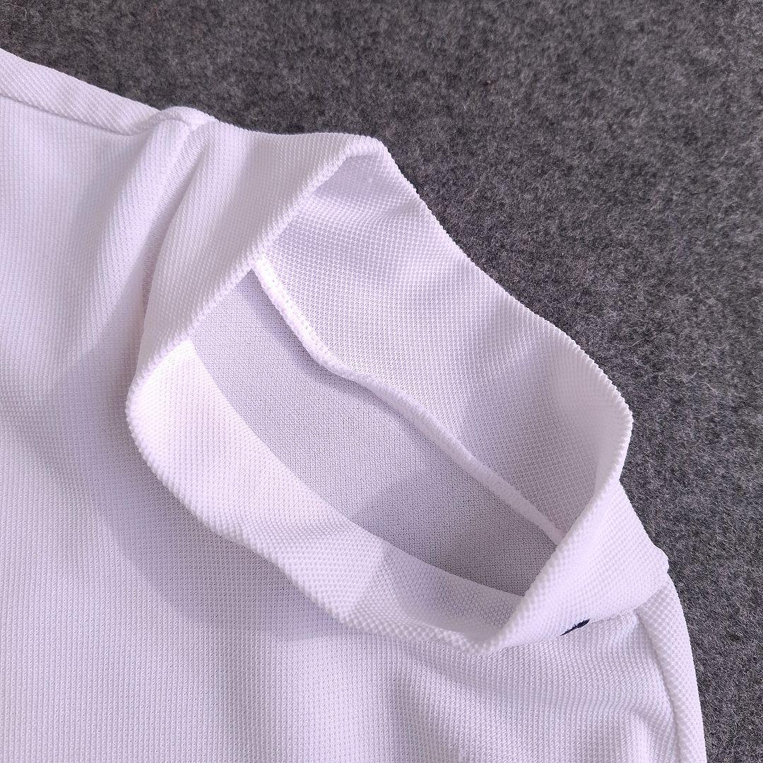 【パーリーゲイツ】人気襟ロゴ×ロゴネーム 半袖ゴルフモックネックポロシャツM
