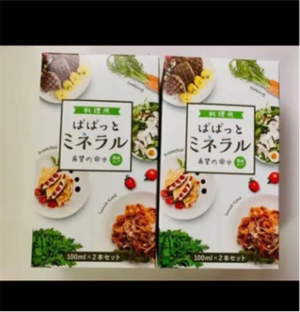ぱぱっとミネラル　2箱4本入り ぱぱっとミネラル4本