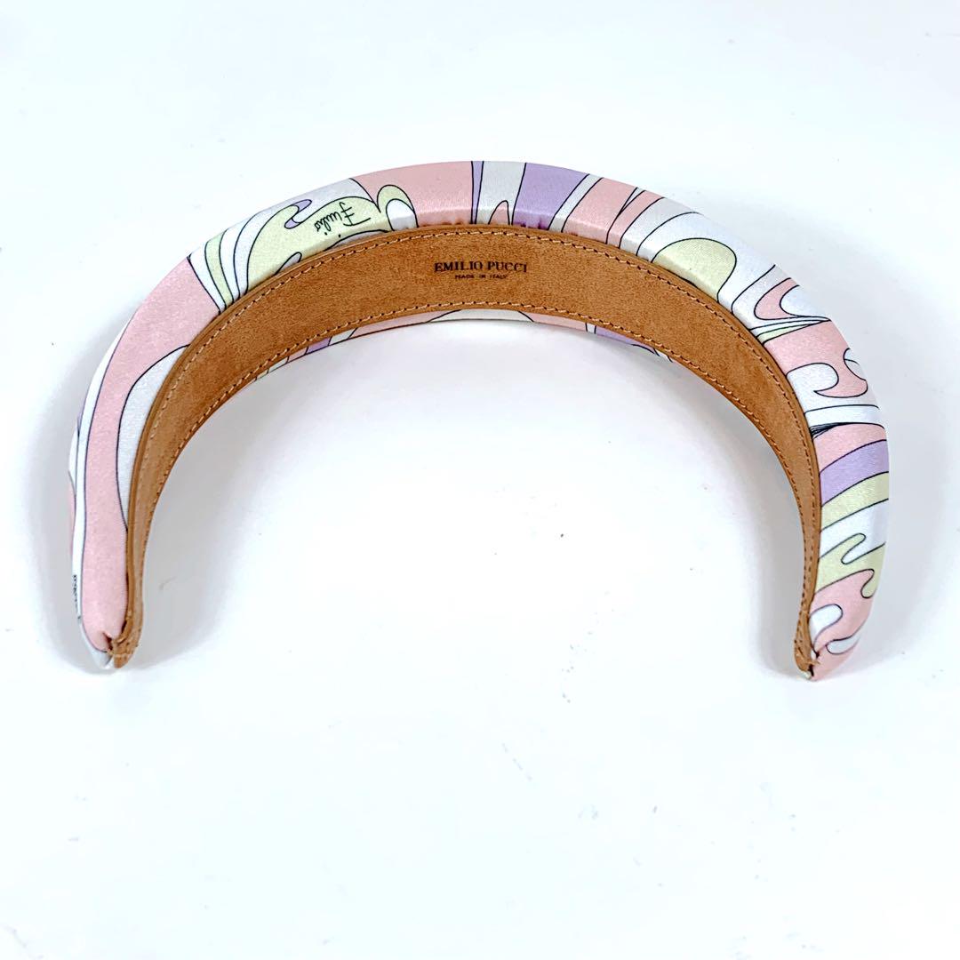 新品未使用　エミリオプッチ　カチューシャ　定価２４,２００円 楽天市場】EMILIO PUCCI エミリオプッチ カチューシャ 2HAI34