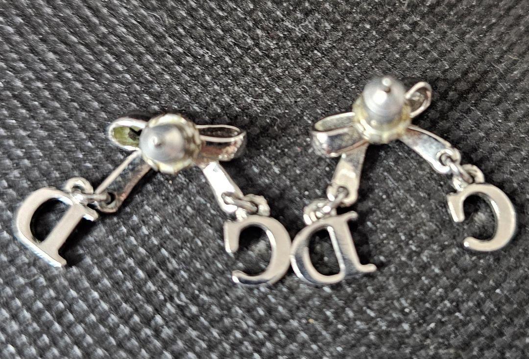Christian Dior ディオール リボン ピアス