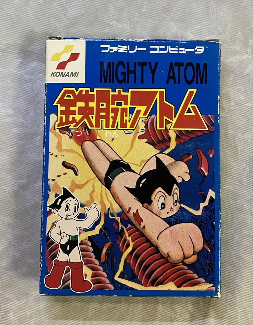【動作確認済み】ファミコン　鉄腕アトム　KONAMI コナミ　キャラカードあり