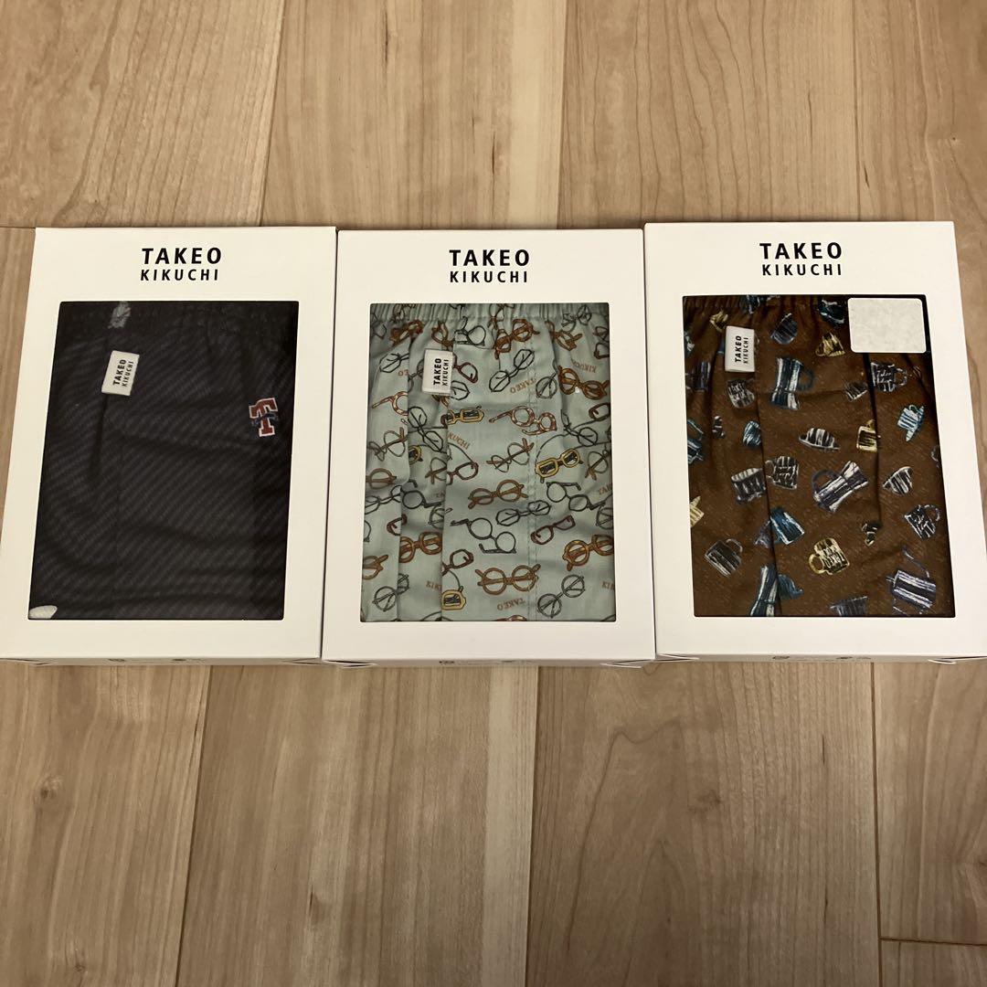 タケオキクチ　トランクス　M 3点