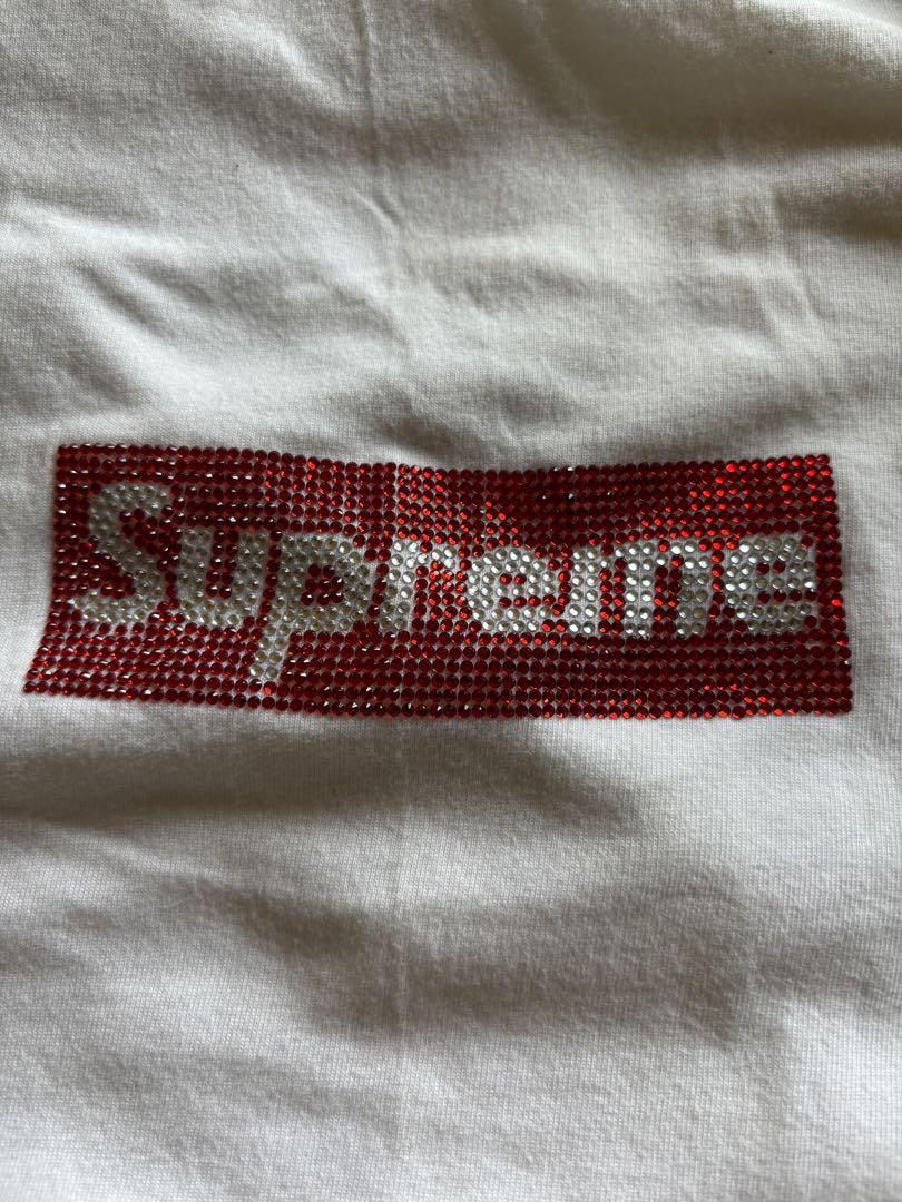 supreme スワロフスキーボックスロゴT 画像5