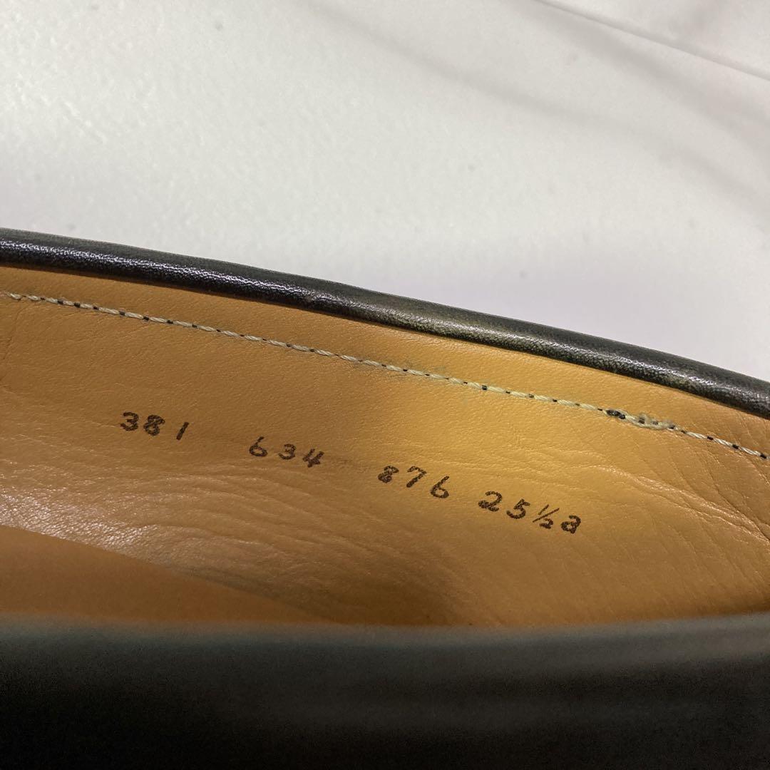 美品 REGAL リーガル コインローファー 本革 ブラック 黒 25.5