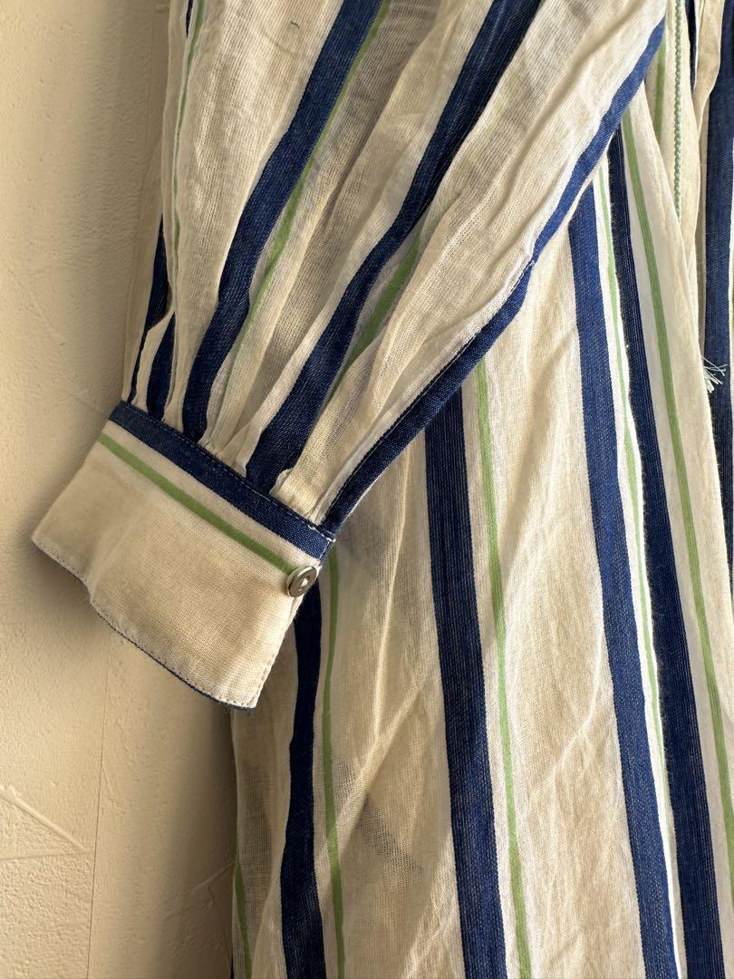 ne Quittez pas 新品未使用品STRIPE GATHER DRESS