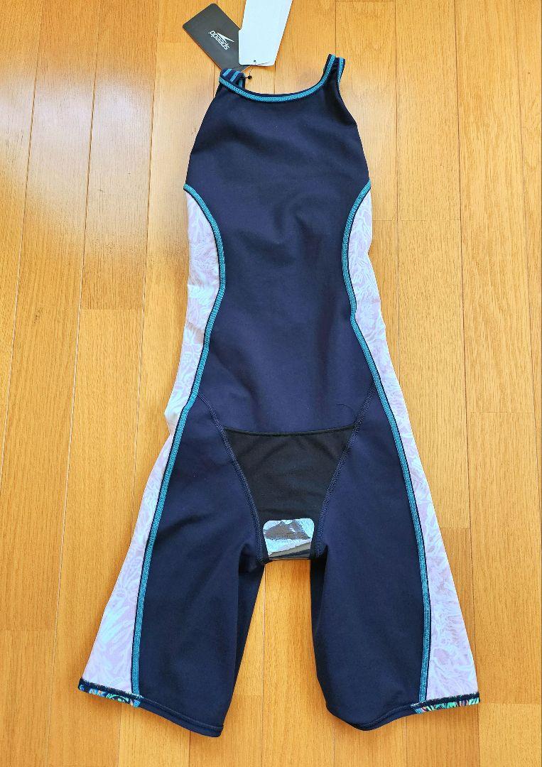 Speedo スポーツ用水着 Mサイズ ネイビー/マルチカラー
