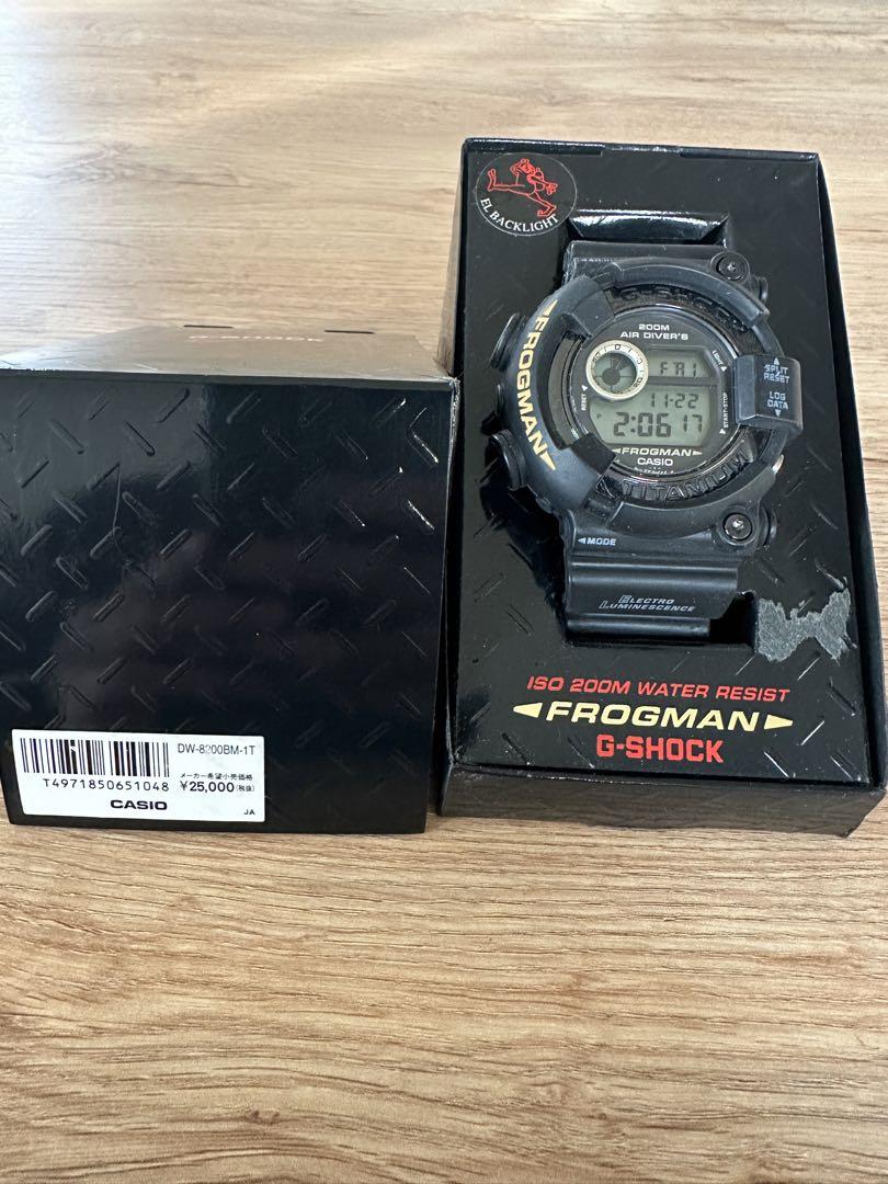 ジャンクCASIO FROGMAN G-SHOCK フロッグマンデジタル腕時計 ジャンクCASIO FROGMAN G-SHOCK フロッグマンデジタル腕時計