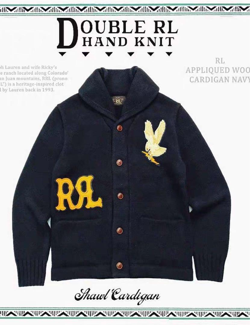 トップス RRL Shawl Collar Cardigan Navy L