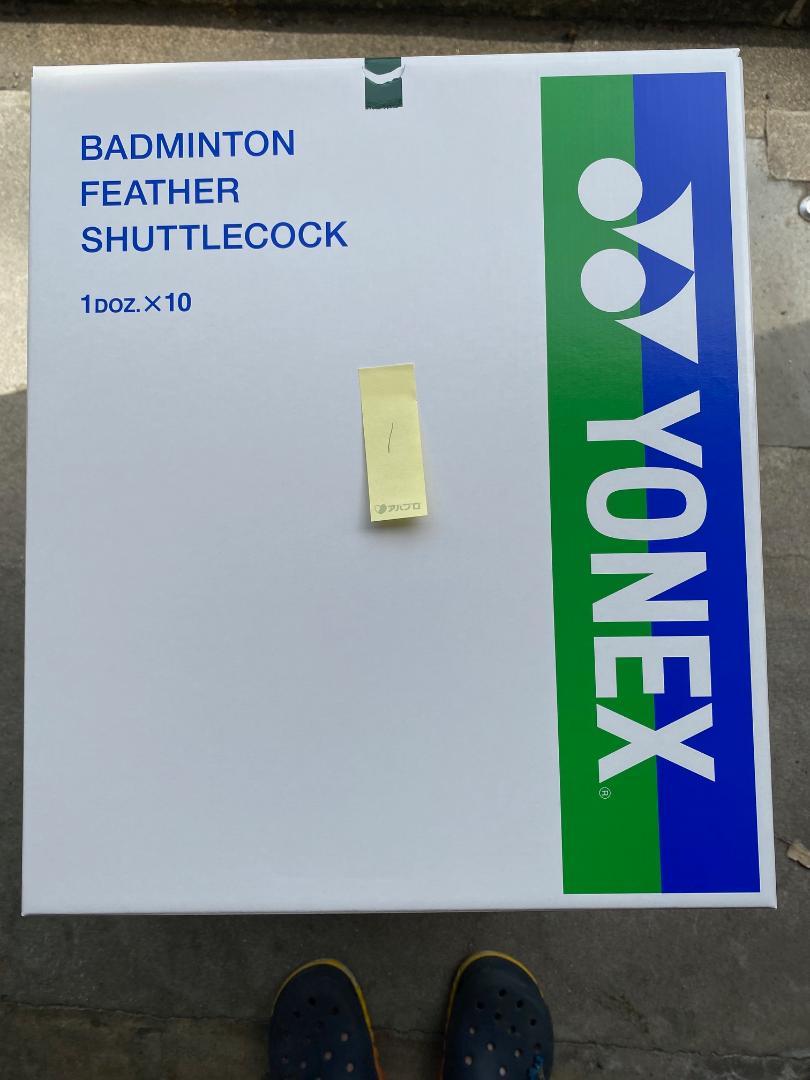 1.中古YONEXシャトルコック（ニューオフィシャル）