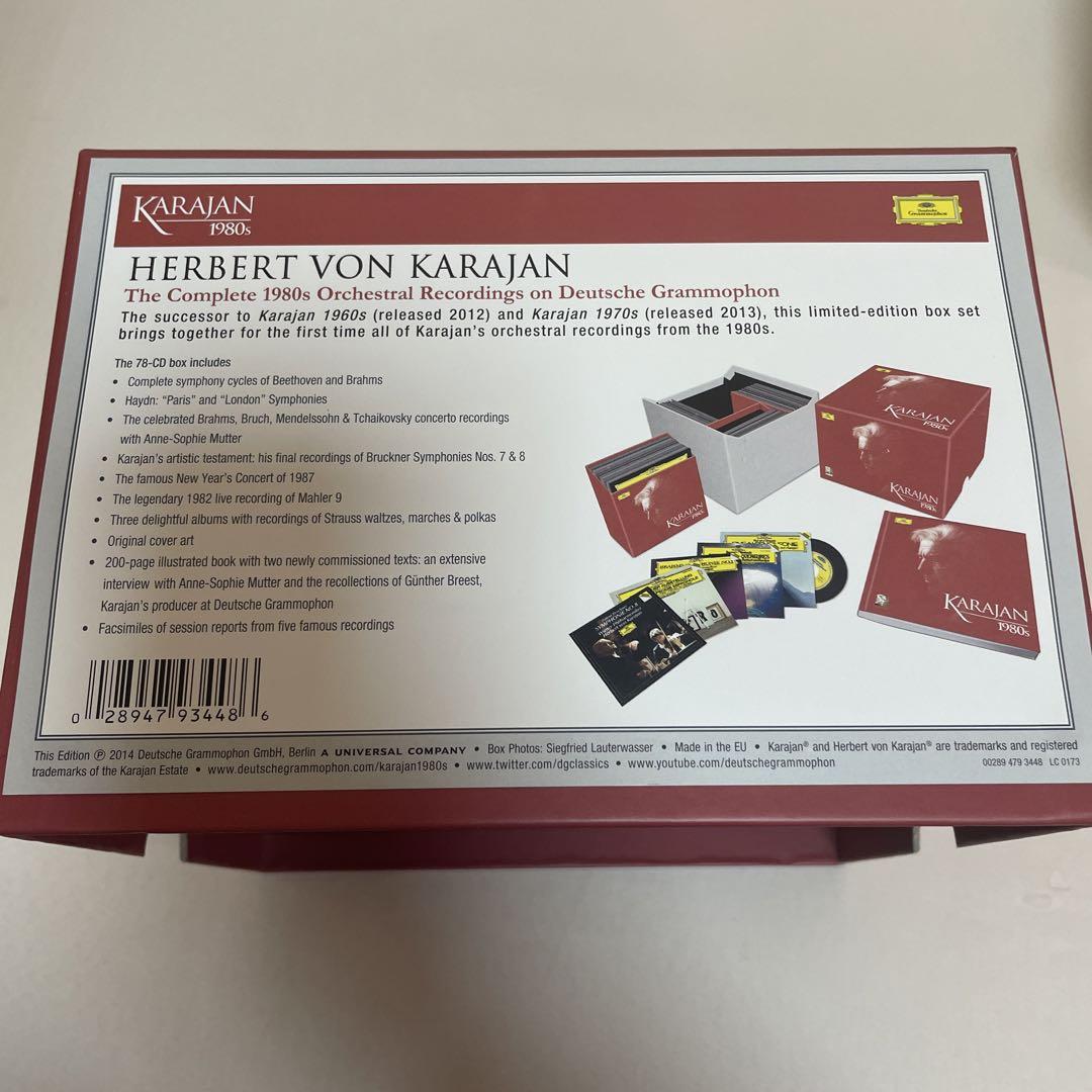78CD◇Karajan 1980s カラヤン80年代管弦楽DG録音全集