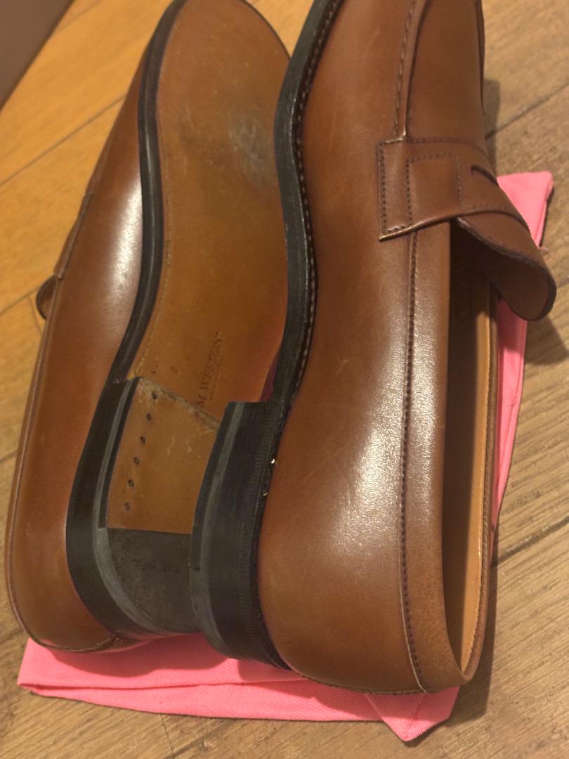 美品J.M.WESTON　ブラウンローファー