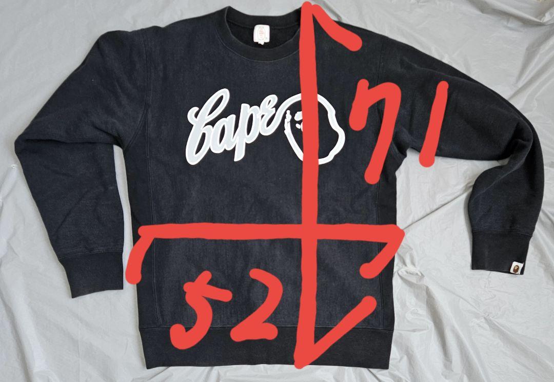 A Bathing Ape BAPE トレーナー スウェット 黒色