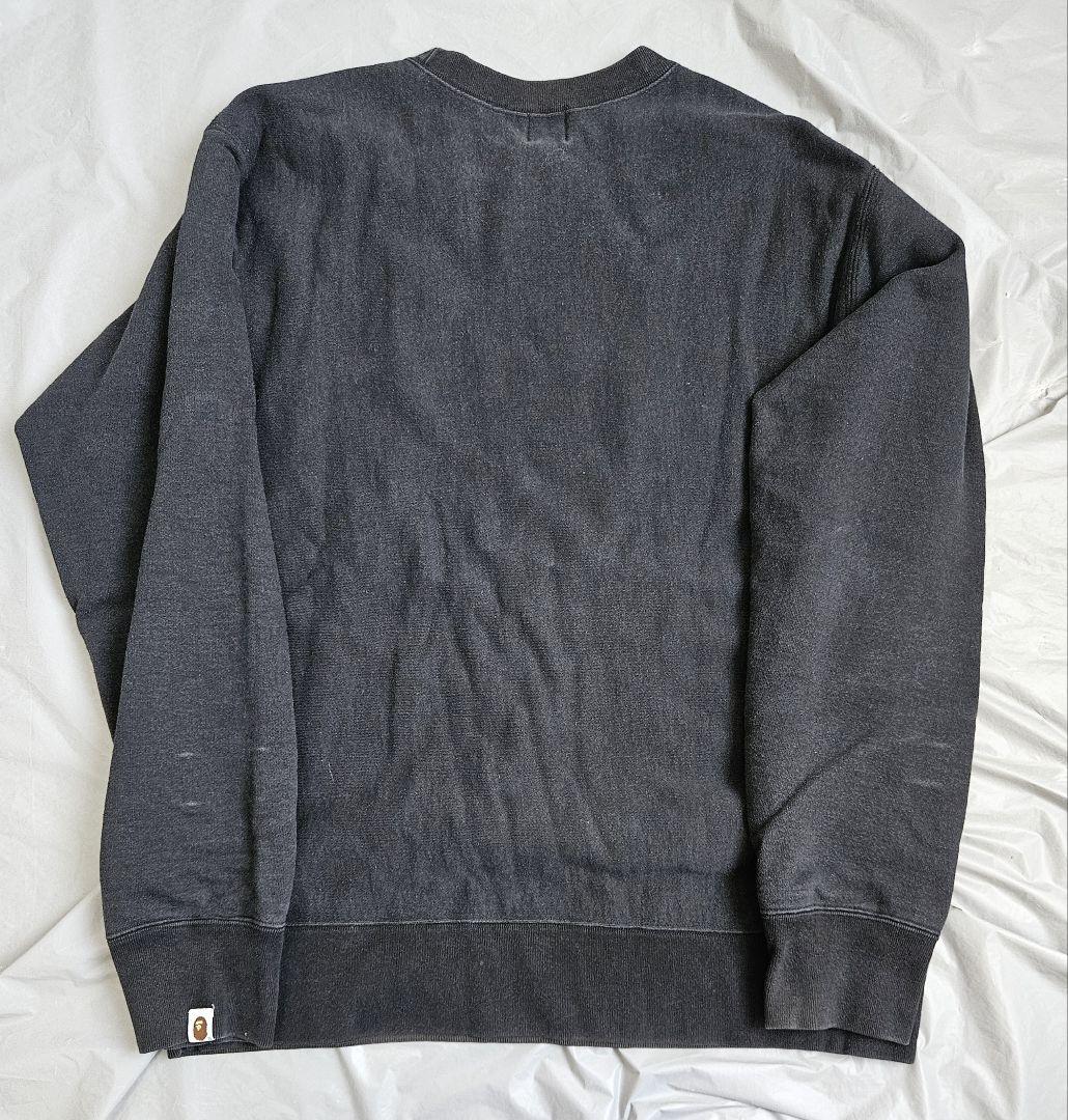 A Bathing Ape BAPE トレーナー スウェット 黒色