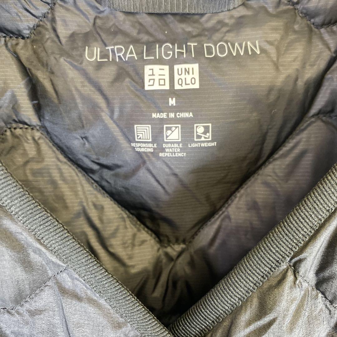 ✨美品✨UNIQLOウルトラライトダウンベスト ロングベスト 黒 M