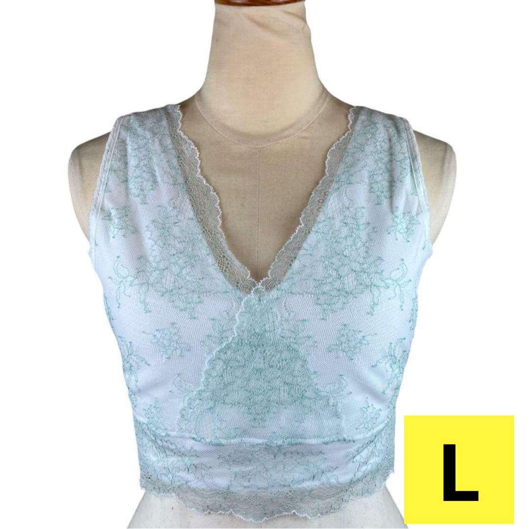 【はなぴん新製品】美楽っく 和装ブラジャー　ペパーミント　ＬとM