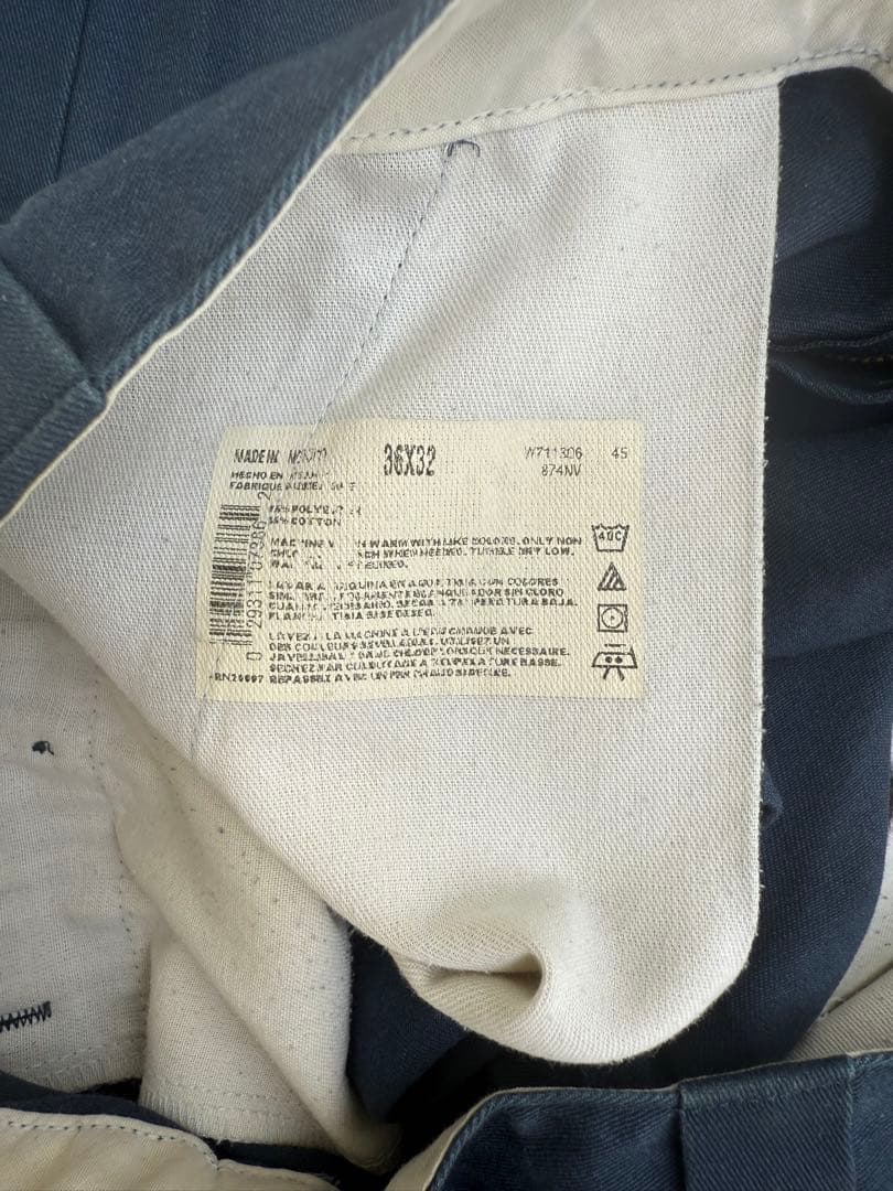 80sディッキーズメキシコ製 紺 W36L32 MEDICALDB_JP